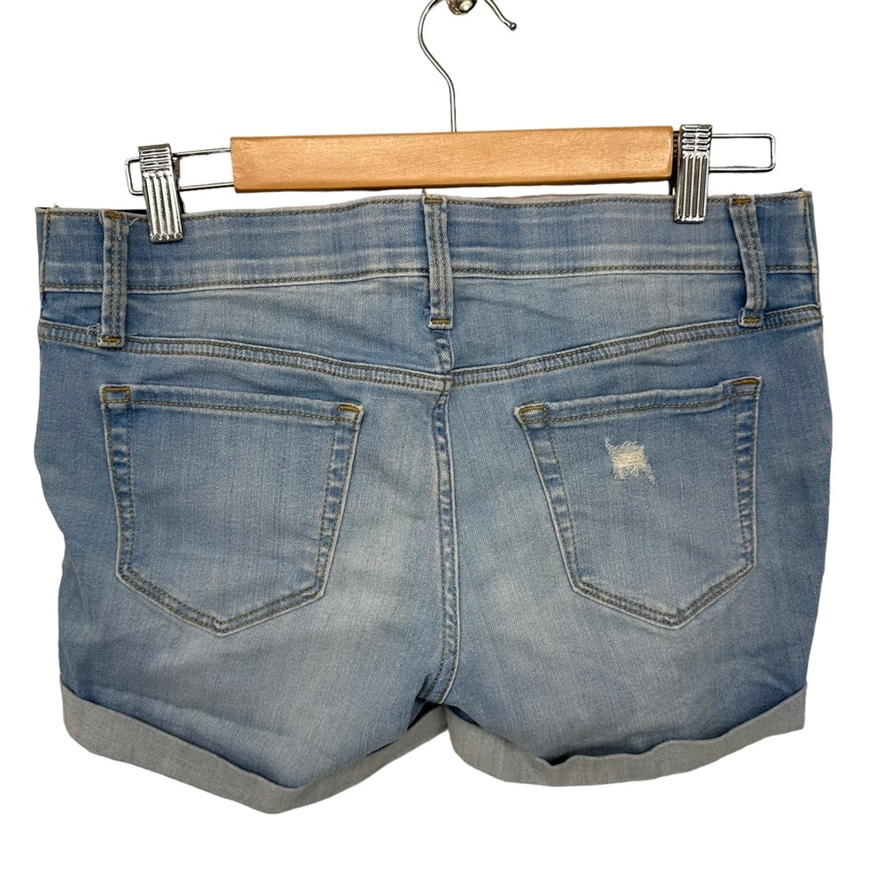 ISABEL MATERNITY midi short Shorts Size 4/27 Stretch Panels Pockets Cuff…